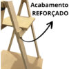Escada Escadinha Madeira Mdf Porta Lembrancinhas Doces - Image 2