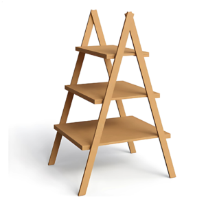 escadinha decorativa, escada de madeira, escada mdf, estante de chão, suporte para plantas, decoração rústica, prateleira escada, organizador de ambientes, decoração para festa, móvel multifuncional, suporte para livros, decoração criativa, móveis de madeira, decoração sustentável, escada decorativa 4 andares