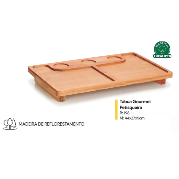 Tábua Gourmet Petisqueira – Elegância e Praticidade para suas Refeições