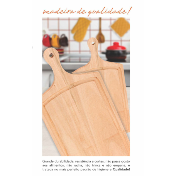 Tábua de Carne em Madeira de Eucalipto – Durabilidade e Estilo para sua Cozinha - Image 2