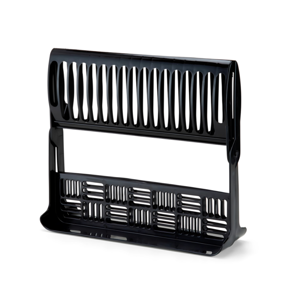 Escorredor De Pratos Em Plástico Dobrável 33cm Preto - Image 3