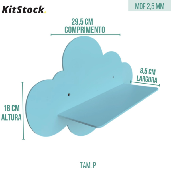 Kit 3 Nichos Nuvem – Organização e Estilo para Seu Ambiente - Image 3