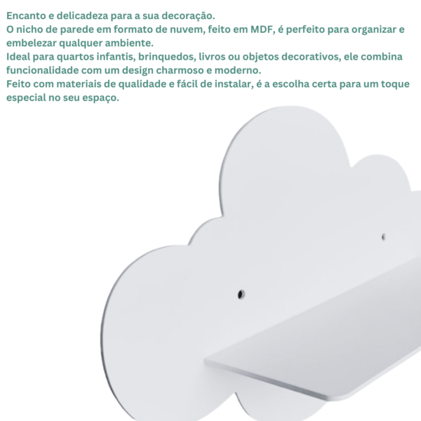 Kit 3 Nichos Nuvem – Organização e Estilo para Seu Ambiente - Image 3