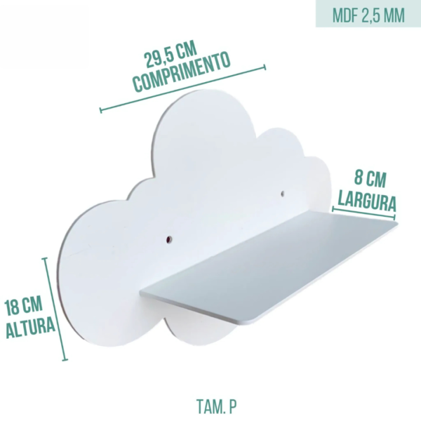 Kit 3 Nichos Nuvem – Organização e Estilo para Seu Ambiente - Image 2
