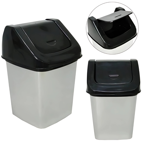 Lixeira 3,6L com Tampa Móvel – Design Moderno e Funcional - Image 2