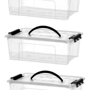 Organização, Caixa Organizadora, Container Plástico, Armazenamento, Casa Organizada, Espaço Otimizado, Tampa com Trava, Plástico Resistente, Livre de Mofo, Facilidade no Dia a Dia, Multiuso, Praticidade, Durabilidade, Caixa com Tampa, Transparente, Loja SKS, Qualidade, Custo-Benefício, Empilhável, Armazene com Segurança