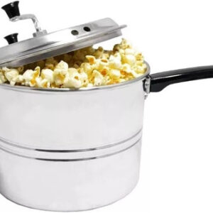 Panela Pipoqueira, Panela de Alumínio, Pipoqueira 4,5 Litros, Preparar Pipoca, Pipoca Caseira, Panela para Pipoca, Cozinha Moderna, Utensílio de Cozinha, Panela Cinza, Panela Resistente, Cabo de Plástico, Pipoqueira Familiar, Pipoca Crocante, Panela para Estouro de Pipoca, Design Moderno, Utensílios para Cozinha, Equipamento de Cozinha, Panela Elegante, Conforto no Manuseio, Pipoca Fresquinha